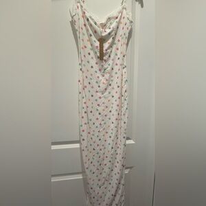 SKIMS Long Slip Dress in Marble Candy (NWT).